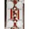 Wizardi 13.75" x 67" Poinsettia Christmas Table Runner